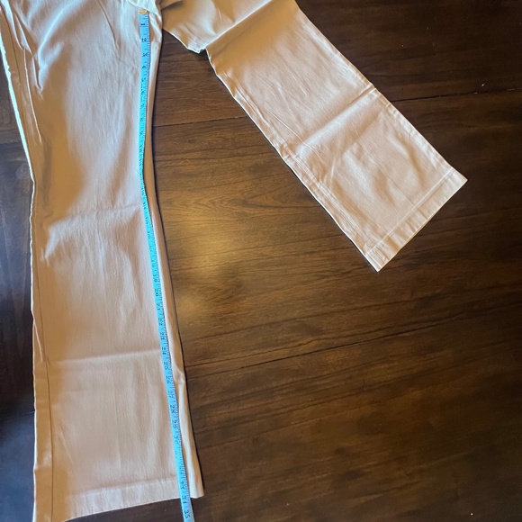 NWT Express Editor Camel Pants Low Rise Flare Leg, Size 8 Long - Picture 14 of 15